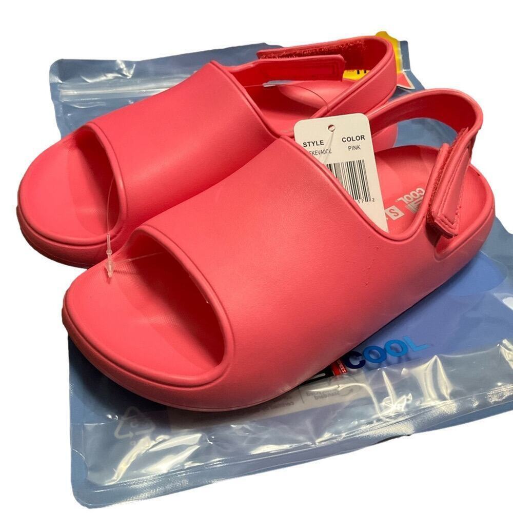 32 Degrees Girls Sandals Cushion Strap Pink Utlra Soft Size Small NIB